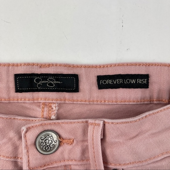 Jessica Simpson Shorts Womens Size 28 Forever Low Rise Denim Pink - Picture 3 of 8